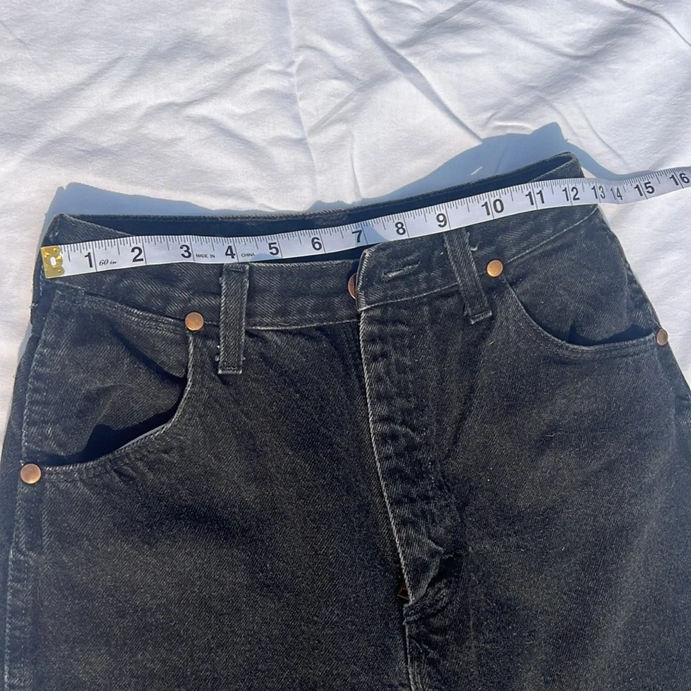 Vintage wrangler black jeans size 7/8 - Picture 5 of 9